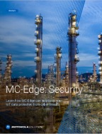 Cover image showing an oil refinery