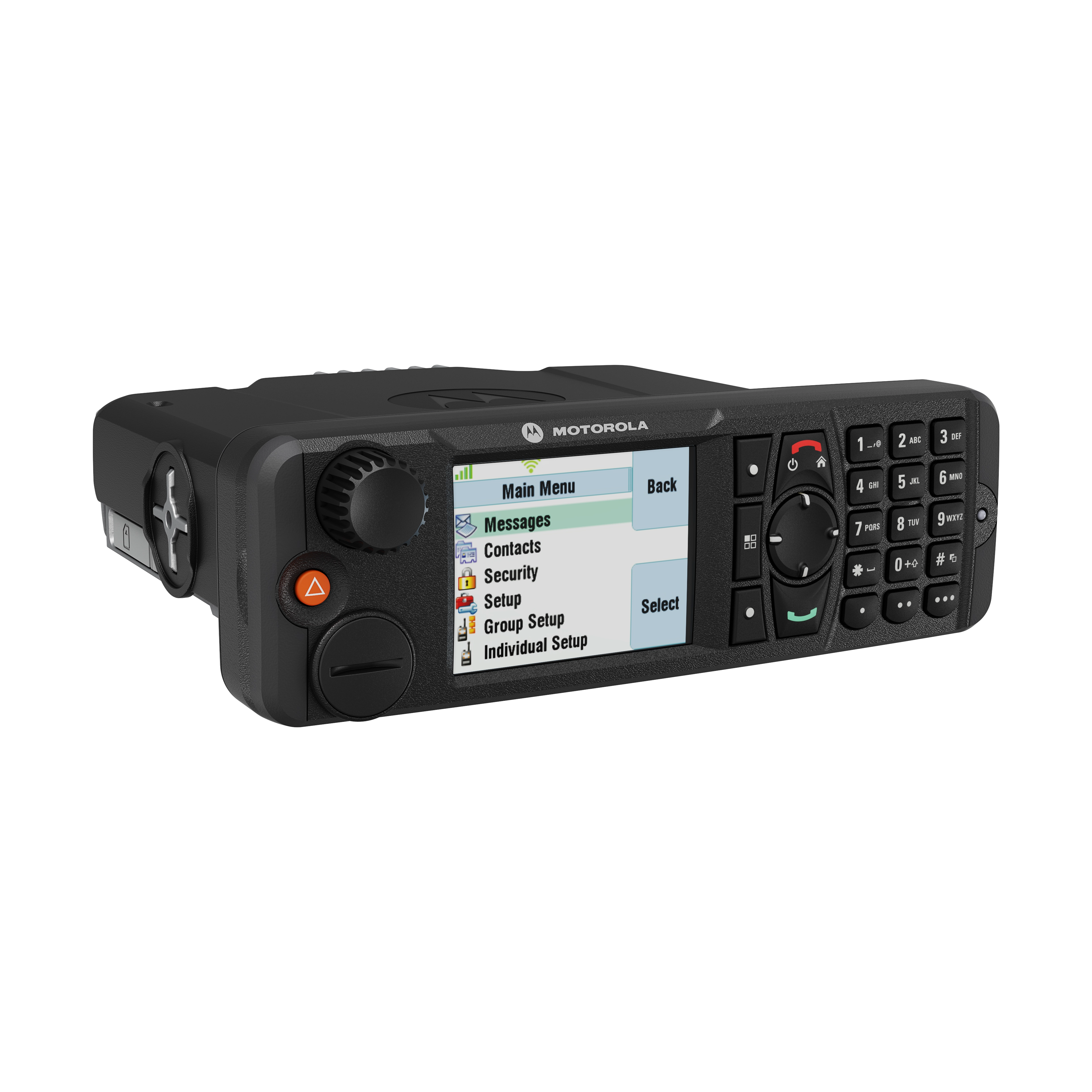 Dash desk mount transceiver