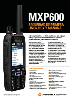 Especificaciones MXP600