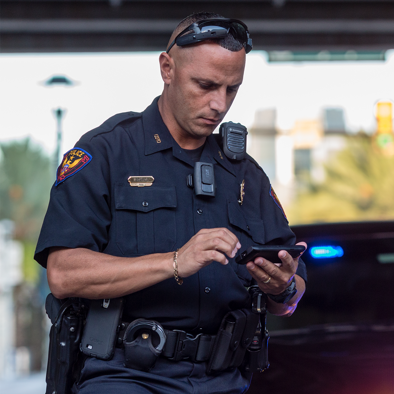 PremierOne Mobile on Officer Smartphone