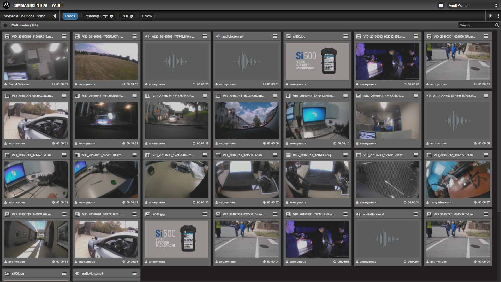 Digital Evidence Management CommandCentral Vault Motorola Solutions Digital Evidence Management CommandCentral Vault Motorola Solutions