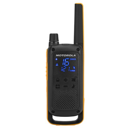 Écouteurs transparents avec microphone lot de 2 Compatible avec Motorola TLKR T80 T92 H2O T82 Extreme Talkabout Walkie HYS 2,5 mm 