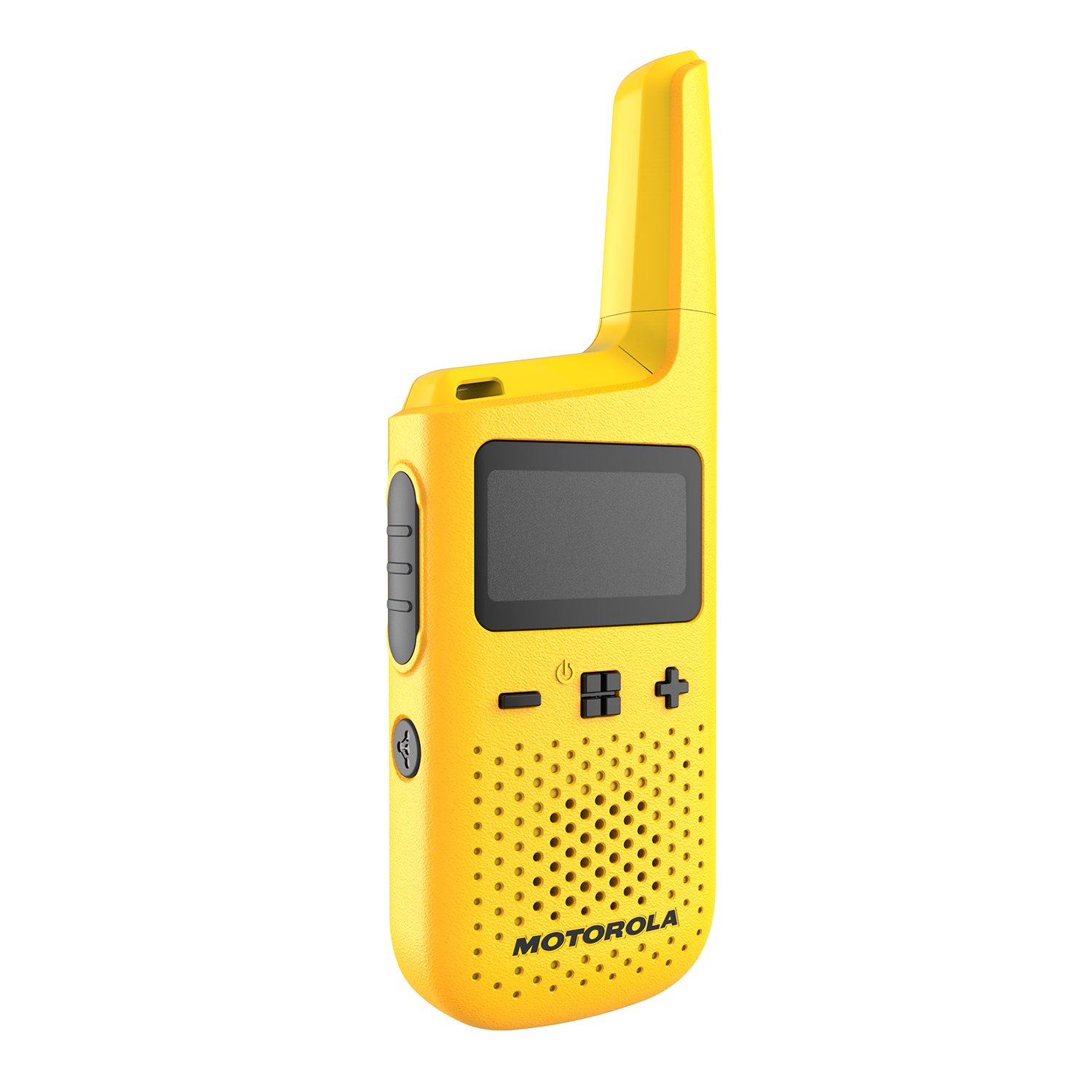 t380 (yellow) walkie talkie side buttons