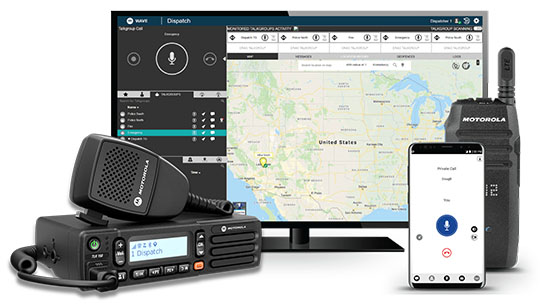 Wave Products: WAVE PTX Dispatch, WAVE PTX Mobile App, and TLK 100