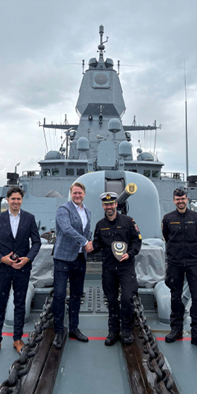 Motorola Solutions equips Frigate Hessen with critical communications to protect vessel and crew 