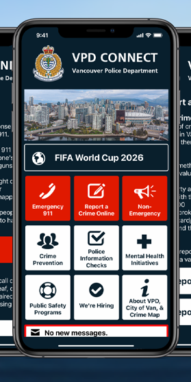 Vancouver Police Department launches "VPD Connect" mobile app to expand community outreach