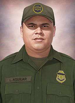 Painting of SBPA Luis A. Aguilar