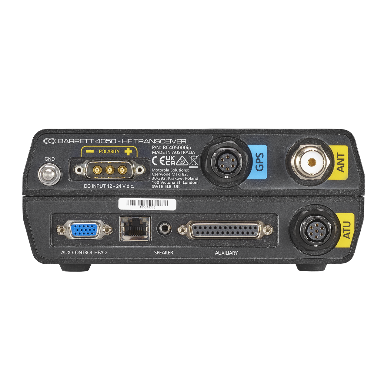 4050 rear view, showing ports
