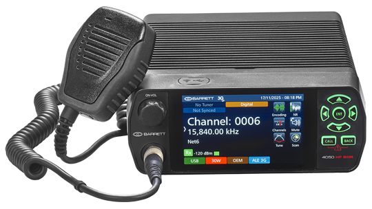 Barrett 4050 transceiver with RSM