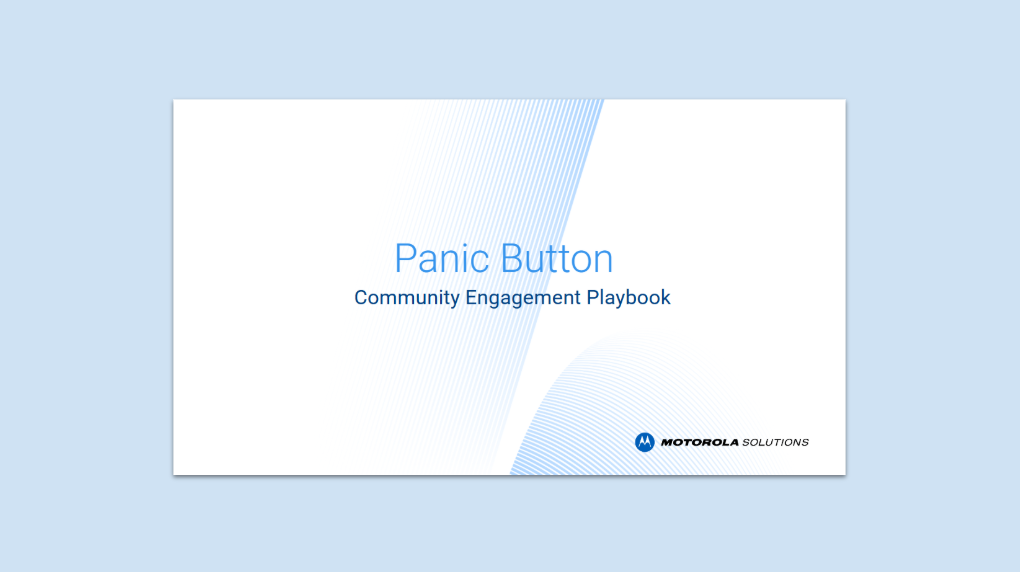Panic Button Playbook