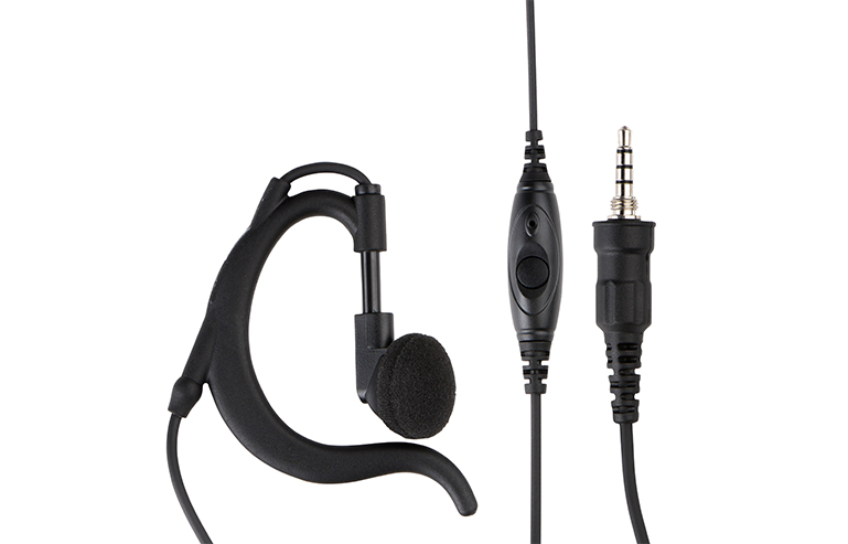 Earpiece with In-Line Microphone and PTT