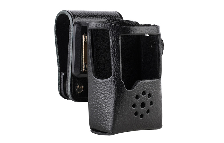 Leather Carry Case With Swivel and Belt Loop