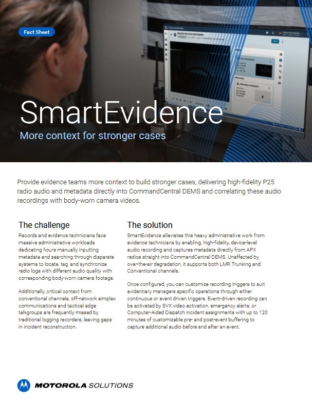 SmartEvidence Fact Sheet
