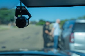 M500 camera in front window