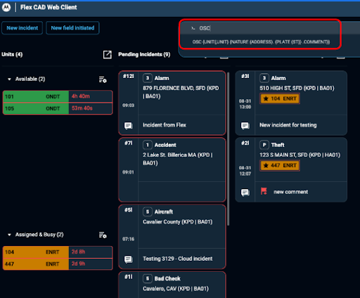 CAD commands