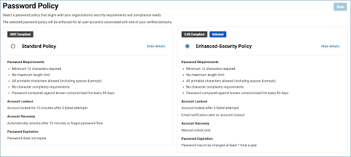 Password Policy