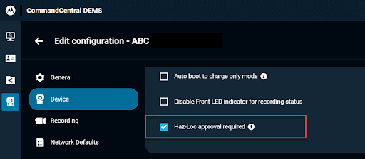 UL battery detection