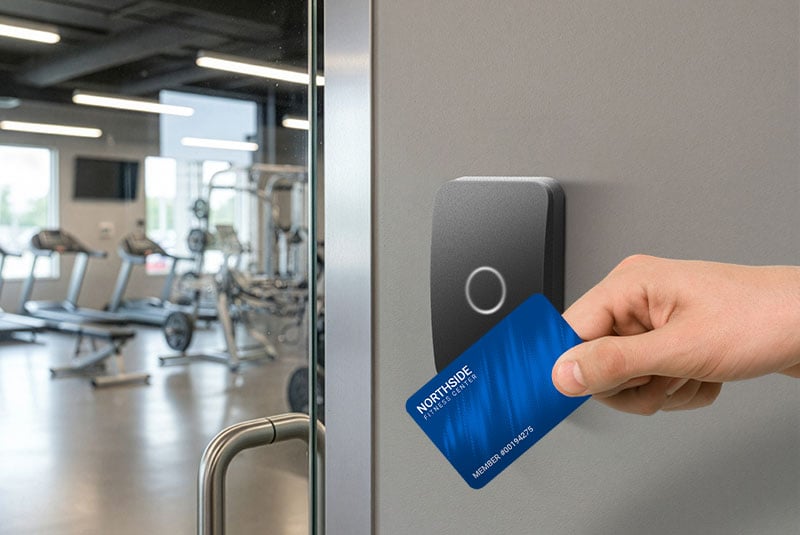 Image of gym access control point