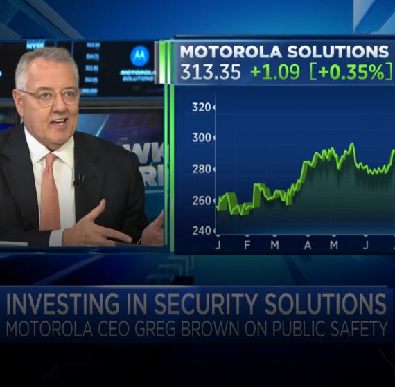 Motorola Solutions CEO Greg Brown on CNBC