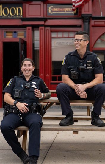 Officers in the community