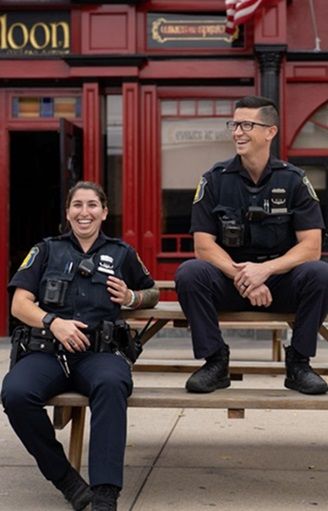 Officers in the community